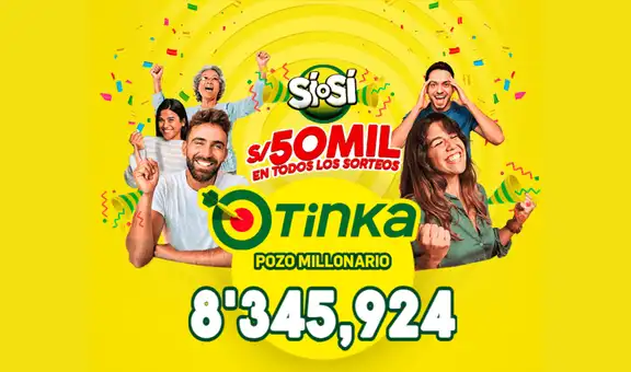 Sorteo de La Tinka HOY domingo 8 de marzo de 2026: premios, jugada ganadora y Pozo Millonario