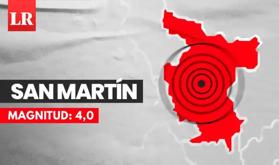 Temblor en San Martín: sismo de magnitud 4,0 remeció Moyobamba, según IGP