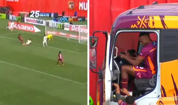 Abdiel Ayarza anotó el 2-1 ante Universitario y celebró subiéndose al tráiler: panameño causó furor con su festejo