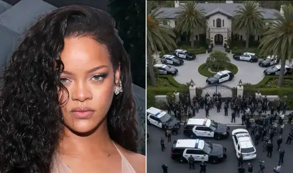 Mujer ataca a balazos la mansión de Rihanna con la cantante dentro y desata pánico en Beverly Hills: la acusan de intento de homicidio