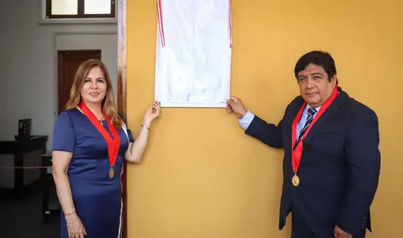 Presidenta Cecilia León inaugura Juzgado Civil Transitorio de Trujillo