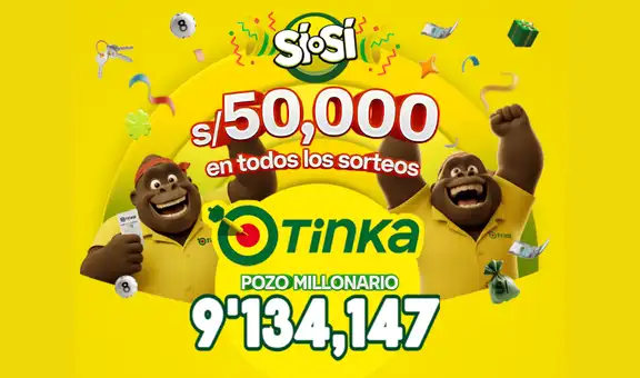 Sorteo de La Tinka HOY domingo 15 de marzo de 2026: premios, jugada ganadora y Pozo Millonario