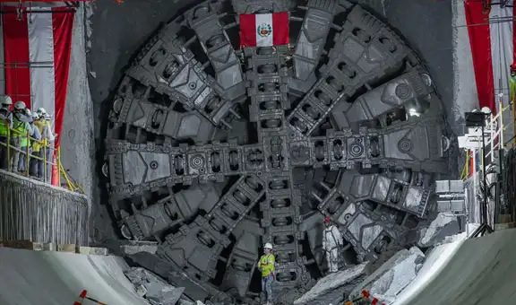 Línea 2 del Metro de Lima avanza hacia su tramo final: tuneladora Delia llega a estación Óscar R. Benavides