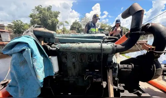 Loreto: incautan embarcaciones con materiales presuntamente destinadas a la minería ilegal