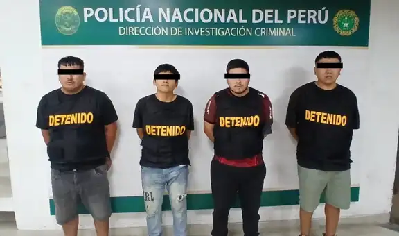 Capturan a ‘Los Chukys de Manchay’, banda implicada en extorsión, sicariato y tráfico de terrenos