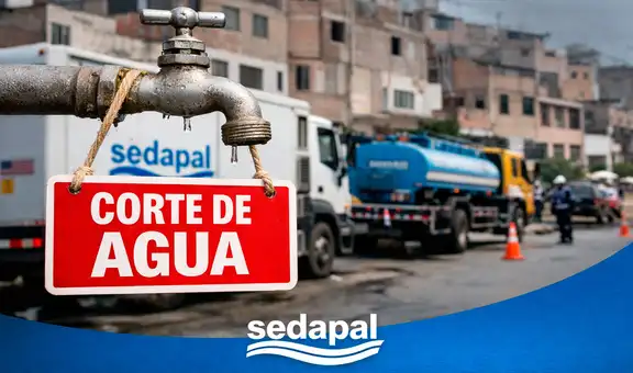 Corte de agua en Lima: Sedapal anuncia 16 horas sin servicio este 21 de marzo y estos distritos serán afectados