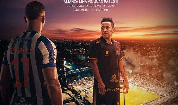 ¿A qué hora juega Alianza Lima vs Juan Pablo II HOY por la fecha 8 de la Liga 1 2026 en Matute?