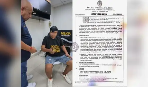 Peritaje de antropología forense da positivo para sospechoso del triple asesinato en Los Rojitos