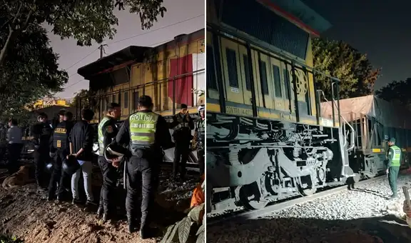 Hombre muere arrollado por tren en Santa Anita: se habría quedado dormido en la vía férrea