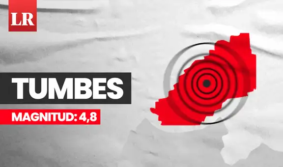 Temblor de magnitud 4,8 se sintió en Tumbes esta madrugada, según IGP