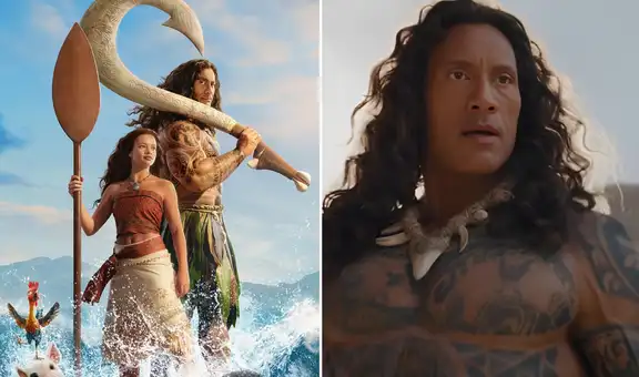 Disney estrena el primer vistazo de 'Moana' live action con Dwayne Johnson, 'La Roca', como Maui
