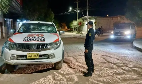 Atentan contra vehículo de partido Perú Primero en Piura