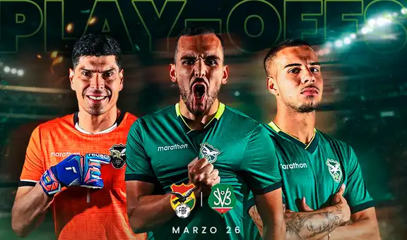 ¿A qué hora juega Bolivia vs Surinam HOY por el partido del repechaje al Mundial 2026?