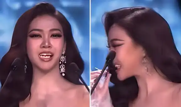 Candidata del Miss Grand Tailandia 2026 sufre caída de su carilla dental en plena competencia en vivo