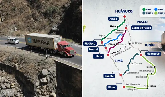 Semana Santa: MTC habilitará cinco rutas alternas a la Carretera Central para evitar congestión
