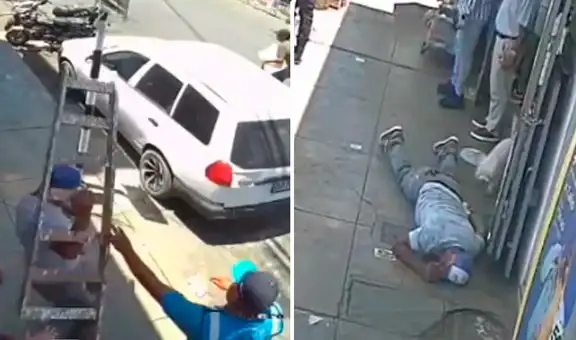 Fiscalizador municipal empuja a adulto mayor y lo deja inconsciente en Huaral: hombre quedó hospitalizado