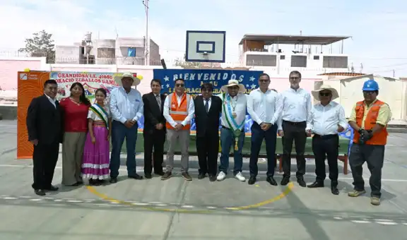Más de 400 alumnos se beneficiarán con obras que realizará Cerro Verde en colegio de Socabaya a través de Obras por Impuestos