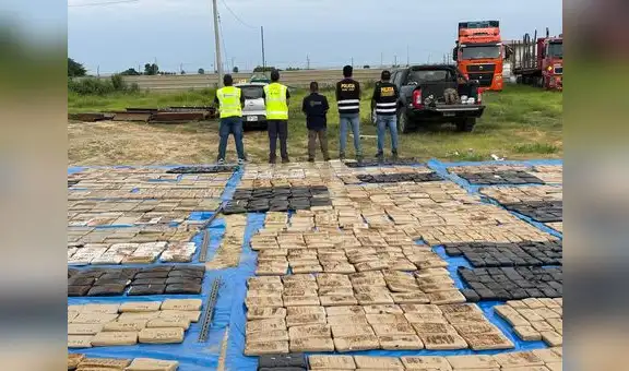 Mafia transnacional iba a enviar una tonelada y media de marihuana Creepy de Perú a Chile