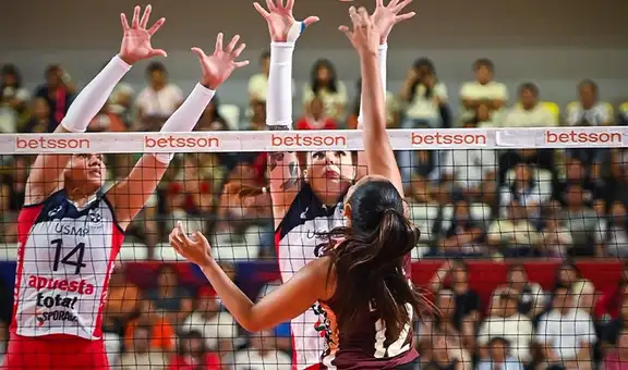 San Martín dio el primer golpe: venció 3-0 a Universitario en la semifinal de ida de la Liga Peruana de Vóley