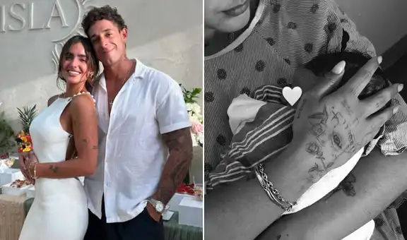 Hugo García desata confusión en redes con foto de Isabella Ladera y un bebé, pero aclara: “Sigue en pancita”