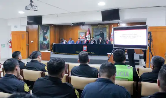 Operadores de justicia participan en mesa de trabajo para fortalecer Unidades de Flagrancia de Piura y Sullana