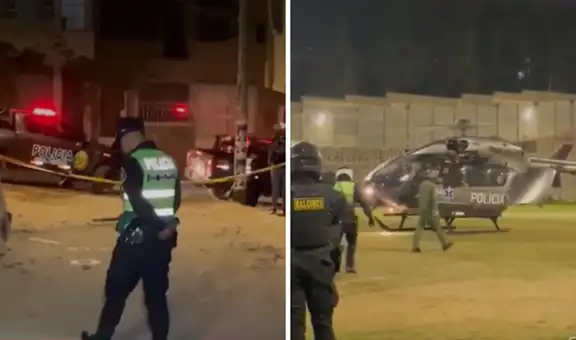 Suboficial fue herido tras frustrar asalto en Ate: lo trasladaron en helicóptero de emergencia