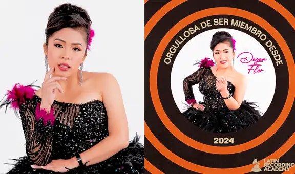 ¡Orgullo peruano! Cantante nacional Dayan Flor es la primera artista folclórica en convertirse miembro de los Latin Grammy