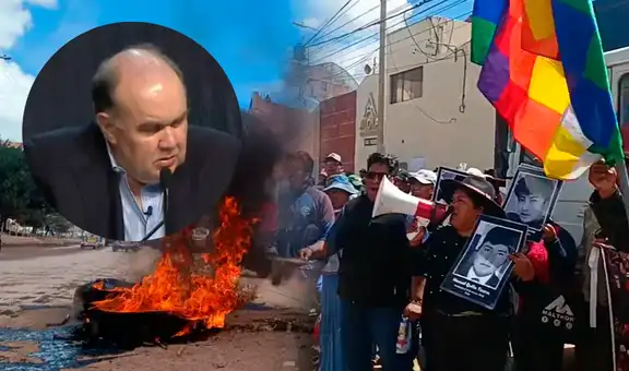 Rafael López Aliaga es rechazado en su llegada a Puno: "Nos ha llamado terroristas y ahora tiene la conchudez de venir"