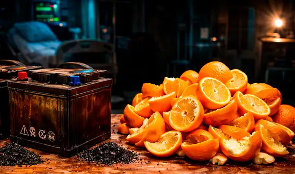 Científicos indios consiguen convertir cáscaras de naranja en objeto clave para baterías de hospitales y bancos ante apagones