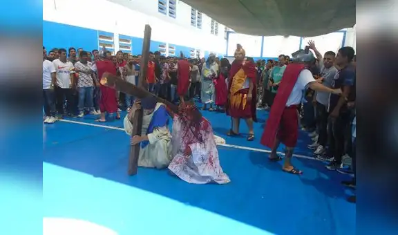 Semana Santa: Internos representan el Vía Crucis en cuatro recintos carcelarios