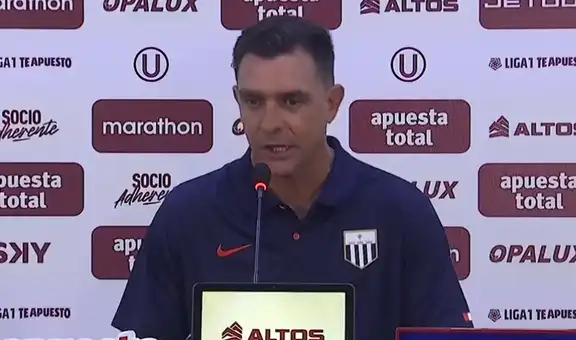 Pablo Guede resta importancia a derrota de Alianza Lima ante Universitario en el clásico: "Seguimos allá arriba"