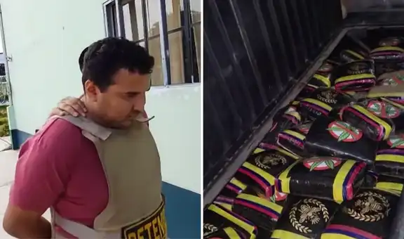Detienen en Tumbes a ecuatoriano que transportaba más de 700 kilos de marihuana valorizados en S/1 millón