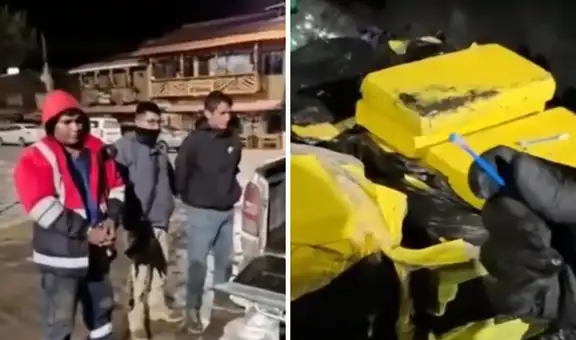 Capturan a policía que transportaba droga en Cusco valorizada en más de US$ 5 millones