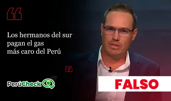 ¿El sur del Perú paga el gas más caro? Datos oficiales contradicen a George Forsyth
