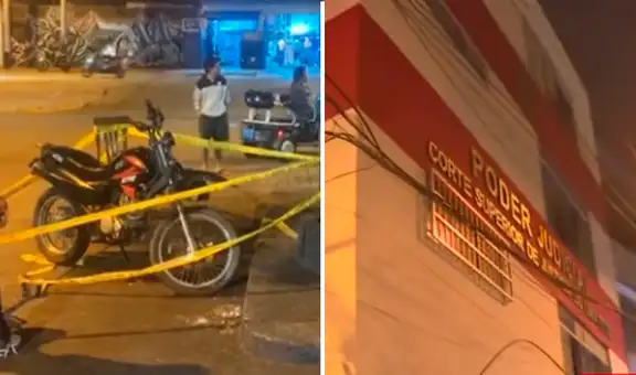 Asesinan a joven motociclista frente a sedes del Ministerio Público y Poder Judicial en San Juan de Lurigancho