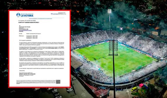 Levantan clausura de Matute: Municipalidad de La Victoria reabre estadio de Alianza Lima