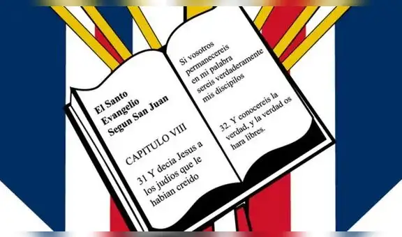 El ÚNICO país del mundo que tiene una Biblia en su bandera: está en Latinoamérica y la porta desde 1913