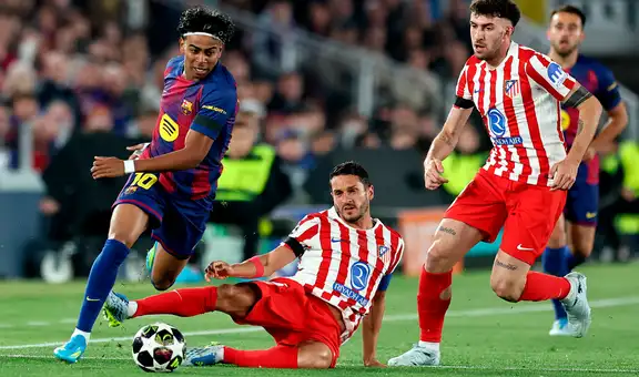 Partido Barcelona vs Atlético de Madrid EN VIVO HOY por cuartos de final de Champions League: expulsado Pau Cubarsí