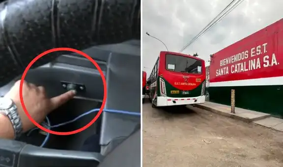 Con su propio dinero: buses de la empresa Santa Catalina ahora cuentan con cámaras y botón de pánico ante ola de inseguridad