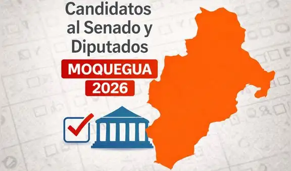 Candidatos al Senado y Diputados en Moquegua: quiénes postulan en Elecciones Generales 2026