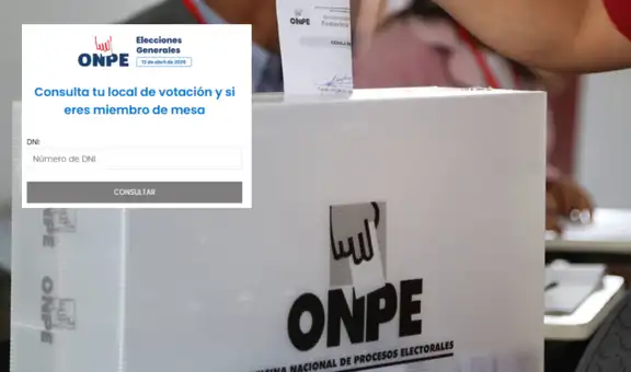Dónde me toca votar hoy por Elecciones 2026: link oficial de la ONPE