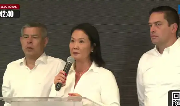 Keiko Fujimori pide al JNE y ONPE que se extienda el horario de votación hasta "altas horas de la noche" o "hasta mañana"