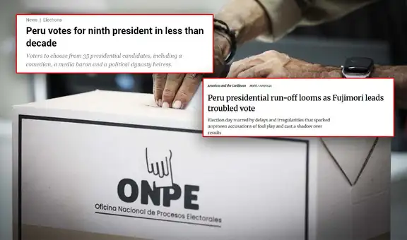 "Su noveno presidente en una década": Así informan los medios internacionales los resultados de las elecciones 2026 en Perú
