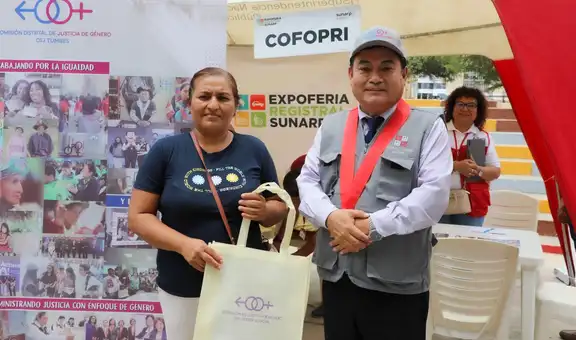 Corte Superior de Justicia de Tumbes acerca sus servicios a la ciudadanía en feria multisectorial de SUNARP