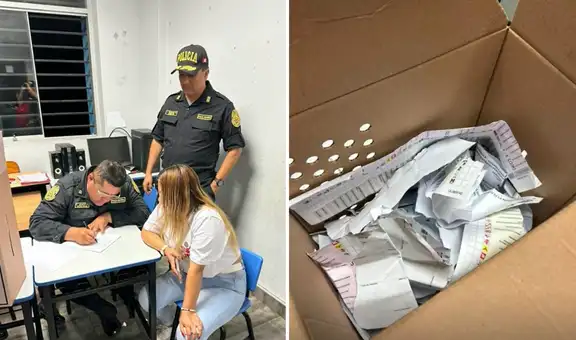 Escándalo en Trujillo: Detienen a fiscalizadora del JNE por destruir 18 cédulas de votación válidas en pleno conteo