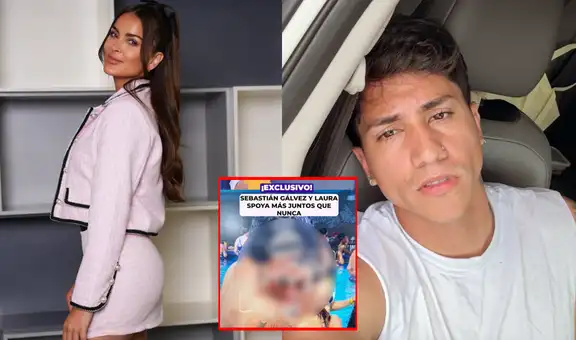 Revelan comprometedora foto en la piscina de Laura Spoya con su joven trabajador que confirmaría su romance