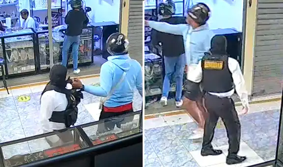 Delincuentes armados roban joyería y someten a vigilante en pleno Centro Histórico de Lima