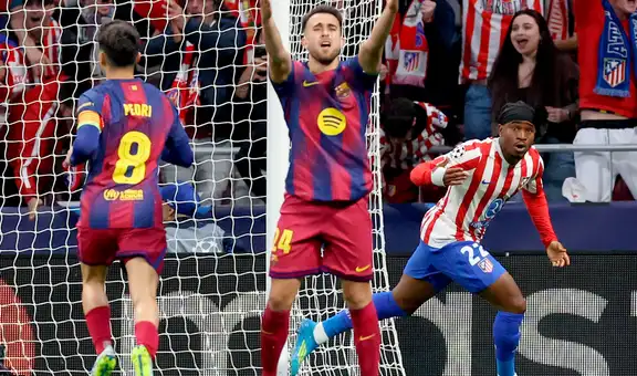 Partido Atlético Madrid vs Barcelona EN VIVO HOY por Champions League: expulsado Eric García a poco del final