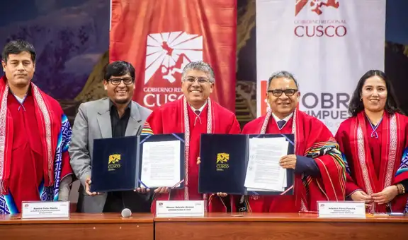 Antapaccay y gobierno regional del Cusco suscriben convenios por s/ 19.2 millones para mejorar acceso a agua y saneamiento en Espinar