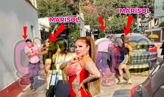 Marisol es captada agrediendo a un hombre a manotazos en plena vía pública: podcast revela fuertes imágenes